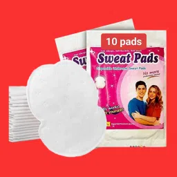 K 10 Pcs Underarms Disposable Highly Absorbent Sweat Pads Cotton Anti Allergic Sweat Pads-13