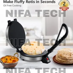 ® Electric Automatic Machine with 900 Watts Roti/Chapati 2 years warranty SAM-21 Roti and Khakra Maker-image-87