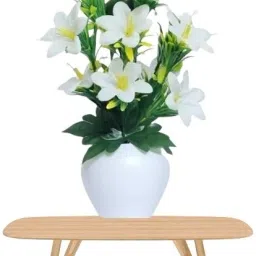 White Lily Artificial Flower with Pot-32