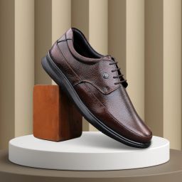 Leather Office Lace-up Formal Shoes -Memory Comfort footbed Plus size available Party Wear For Men-image-65