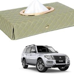 Cross-Beige Tissue Box Leatherette-516 Vehicle Tissue Dispenser-34