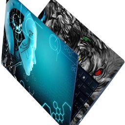Flipkart SmartBuy Full Body Laptop Skin Sticker - Artificial Intelligence Side Face Self Adhesive Vinyl Laptop Skin Compatible for 15.6 inch-image-80