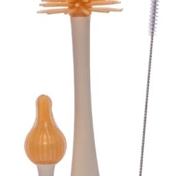 Mama Bear 3 in 1 Silicon Bottle Cleaning Brush Kit-image-4