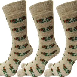 Women Self Design Mid-Calf/Crew-image-28