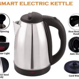 Stainless Steel Electric Heat Kettle 2.0 litres for Tea,Coffee,Milk,Water Heater Electric Kettle Multi Cooker Electric Kettle (2 L, Silver) Electric Kettle-2