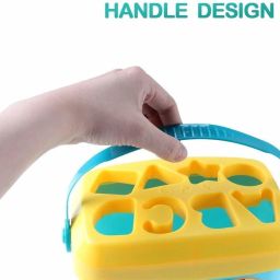 aexoniz toys Baby's First Intelligent DIY Block Toy Baby Building Block Toys Box image 2