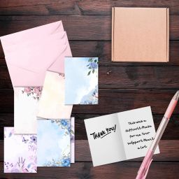 Birthday Thank You Card Multi Coloured Notecards | 6x4 inch | Pack of 13 Invitation Card-image-105