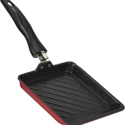 NONSTICK GRILL PAN/ MINI GRILL PAN/ NON-STICK BREAD SNACK ROASTER Fry Pan 0 cm diameter 0 L capacity-picture-15