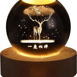 3D Galaxy Crystal Ball Night Light Night Lamp-image-32