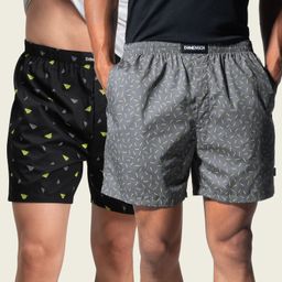 damensch Pack of 2 Cotton Side Pocket Printed Men Boxer-picture-12