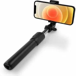 SANNO WORLD Bluetooth with Wireless And Extended Tripod Stand Bluetooth Selfie Stick-0
