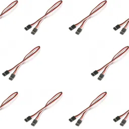 (10 pc) 20cm JR Male to JR Male Servo Extension Wire - - Electronic Components Electronic Hobby Kit-image-31