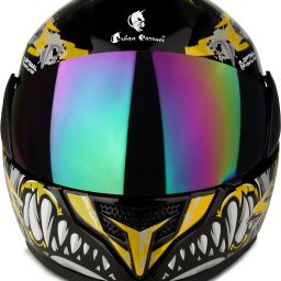 ABS Material Full Face Rainbow Visor, UV Scratch Resistance Cricket Helmet-image-19