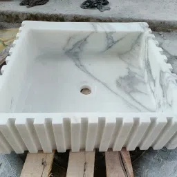 Marble wash basin Satvariya Over Counter Basin-picture-27