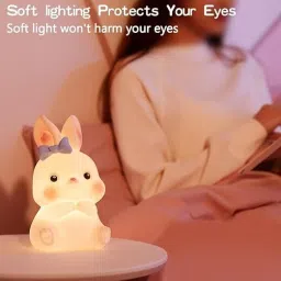 Cute Silicone Toy Lamp Colour Changing Touch Sensor Use Baby Bedroom Decor Night Lamp-12