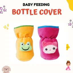 Bottle Cover for Feeders Soft Stretchable Baby Feeding Bottle Cover 130-250 Ml-picture-20