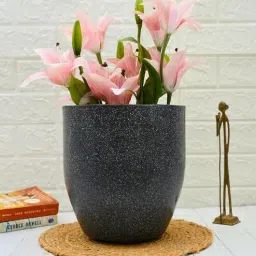 gold dust Grey Plastic Floor Planter-picture-15