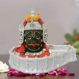 gs grow n shine Shri Baba mahakal jotirling handcraft idol of baba mahakaal , made in india best item for gift, puja and car deshboard Decorative Showpiece - 10 cm-picture-12