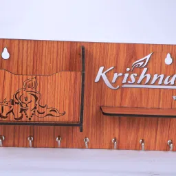 krishna Wood Key Holder-image-55