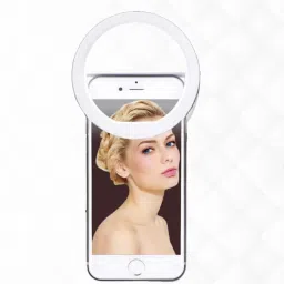 WRADER LED Ring Light – Built-in Clip for All Devices Ring Flash-1
