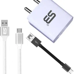 Wall Charger Accessory Combo for Vivo Y15 2019, Vivo Y11 2019, Vivo U10, Vivo Y12, Vivo Y91i, Vivo S1, Vivo U20, Vivo Z1 Pro.-picture-3