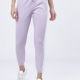tokyo talkies Women Colorblock Purple Track Pants-picture-14