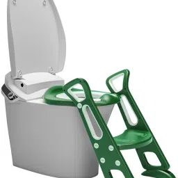Folding Baby Pot Portable Adjustable Foladable Toilet Training Seat with Sturdy Non-Slip Wide Step and Soft Cushion for Kids Potty Seat-19