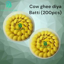 200pcs Cow Ghee Diya Batti – Natural & Wax-Free for Sacred Rituals Cotton Wick-image-92