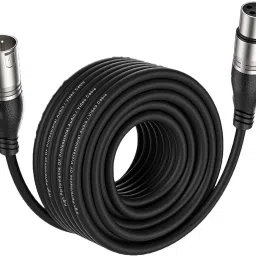 6 meter Cable with 3-Pin XLR Male to Female Microphone Cable, Black XLR Cable-picture-19