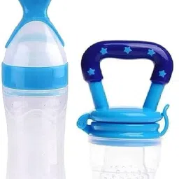 Squeezy Food Grade Silicone Bottle Feeder for Baby Feeding Teether and Feeder Teether and Feeder-26