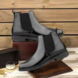 Premium Handmade Chelsea |Soft Cushioned Insole |Slip-Resistance Boots For Men-image-76