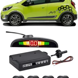 AB82 Black Car Reverse Parking Sensor with LED Display 4 Sensor A82 Parking Sensor-image-19