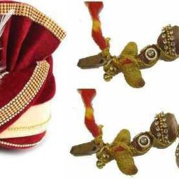 MALA WALA Embellished Pagri-image-34