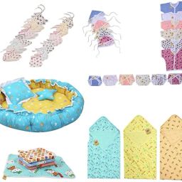 New Born Baby 41 in 1 Complete Daily Essential(Pack of 41 Items)(0-6 Months) standard crib-12