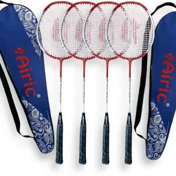 Isometric Blaster Staunch with cover Multicolor Strung Badminton Racquet-14