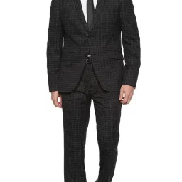 Men 2 Piece Checkered Suit-image-74