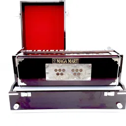 Harmonium Folding With 42-Keys, 7 Bellow and free carry Bag 3.5 Octave Foot Pumped Harmonium-9
