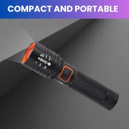 Rechargeable Torch Light, Telescopic Zoom, Ultra Bright LED Flashlight K179 Torch-image-46