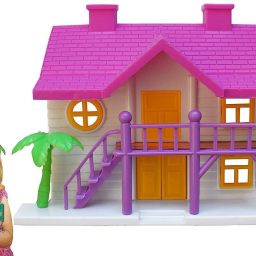 Loving Family House Set for Girls, Pretend Play Toy House 03-45