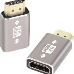 VOOCME 8K HDMI Male to Female Extension Adapter Coupler HDMI 2.1 Ultra HD Extender Converter, Support HDMI Connector-image-68