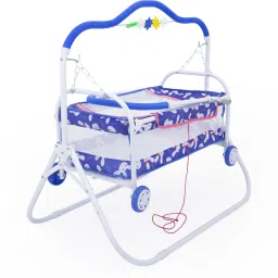 New Born Baby Cradle, Baby jhula, Baby palna,Baby Bedding,Bassinet with Mosquito-20