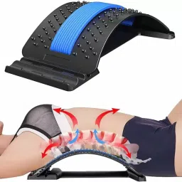 Multi-Level Adjustable Back Stretcher Posture Corrector for Back Pain Support Back / Lumbar Support-image-7