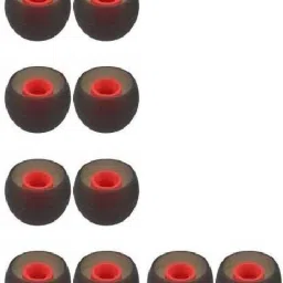 BBS PRO Red 10 pcs Earbuds Rubber earphone tips replacement headphone ear cushion ear buds for bluetooth earphones, Eartips In The Ear Headphone Cushion-picture-18