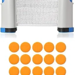 Innovative Retractable Table Tennis Net with Balls 20 Pcs Table Tennis Net-21