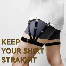 JS Enterprises ™ Shirt Stays For Men, Shirt Holder For Men, Adjustable Elastic Shirt 1 Pair Garter-83