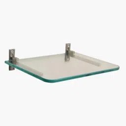 Wi-Fi Stand / Cordless Phone Stand / Wall Mount /Pooja Stand Glass Wall Shelf-picture-28