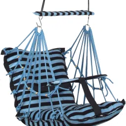 Cotton Baby Swing 1 to 6 Year Folding & Washable With Safety Belt baby chair Swings-image-11