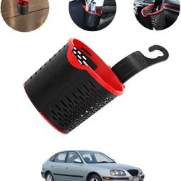 Multiuse Car Seat 3R Black/Red Convenient Basket For Extra Storage -84 Car Storage Bag & Bin-image-71