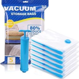 Storage Vacuum Bags for Travel with Hand Pump| Space Saver Bags for Clothes Travel Storage Vacuum Bags-image-42