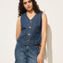 only Solid Women Waistcoat-picture-43